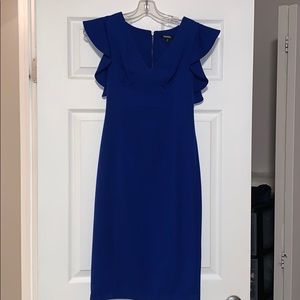 XOXO royal blue form fitting dress - juniors 1/2